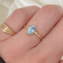 Load image into Gallery viewer, H2o Aquamarine Ring | Recycled 14k Gold