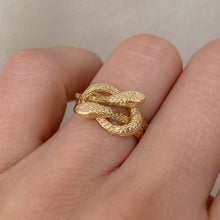 Load image into Gallery viewer, Serpentwined Ring | Recycled 14k Gold