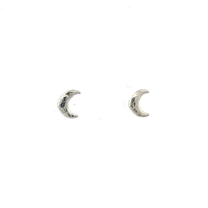Over the Moon Studs | Recycled Sterling Silver