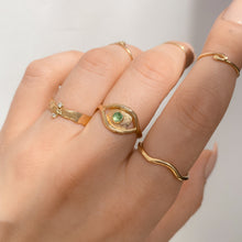Load image into Gallery viewer, Green With Envy Emerald Ring | Recycled 14k Gold