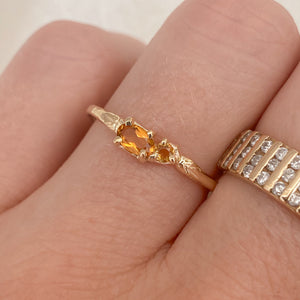 Orange Crush Ring | Recycled 14k Gold