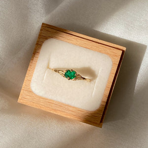 Money Honey Ring | 14k Vintage Emerald