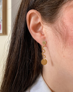 Good Vibrations Earrings | Recycled 14k Gold