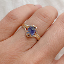 Load image into Gallery viewer, Mix &amp; Mingle Ring | 14k &amp; Silver Sapphire