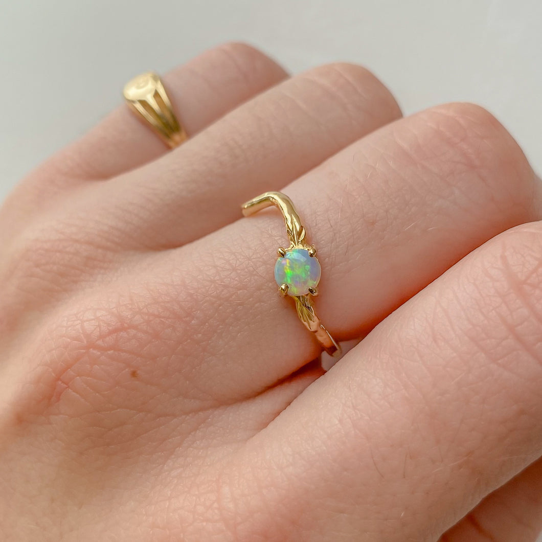 Dragon Tales Opal Ring | Recycled 14k Gold