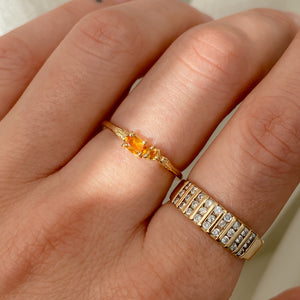 Orange Crush Ring | Recycled 14k Gold