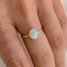 Load image into Gallery viewer, Opal Hidden Gem Solitaire | Recycled 14k Gold
