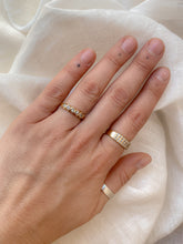 Load image into Gallery viewer, Vintage Diamond Wave Ring | 14k Gold