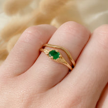 Load image into Gallery viewer, Money Honey Ring | 14k Vintage Emerald