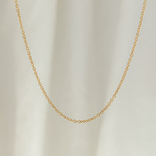 Load image into Gallery viewer, 1mm Cable Chain Necklace | Recycled 14k Gold