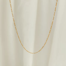 Load image into Gallery viewer, Figaro Chain Necklace | Recycled 14k Gold