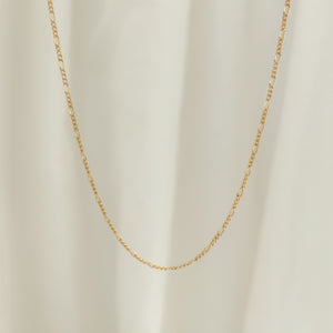 Figaro Chain Necklace | Recycled 14k Gold