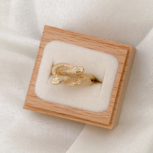 Serpentwined Ring | Recycled 14k Gold
