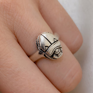 Scarab Ring | Recycled Sterling Silver