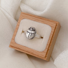 Load image into Gallery viewer, Scarab Ring | Recycled Sterling Silver