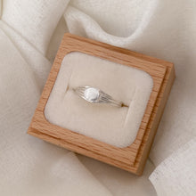 Load image into Gallery viewer, petite-intial-signet-ring-in-nickel-free-silver