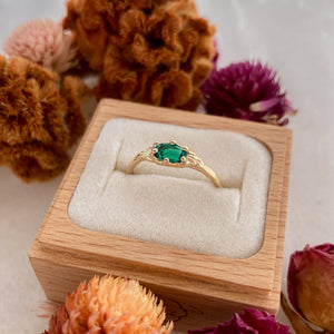 Money Honey Ring | 14k Vintage Emerald