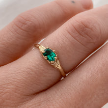 Load image into Gallery viewer, Money Honey Ring | 14k Vintage Emerald