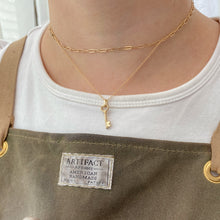 Load image into Gallery viewer, Keyed In Necklace | Recycled 14k Gold