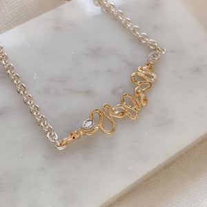 Den of Snakes Necklace | 14k Mixed Metal