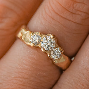 Queenie Diamond Ring | Recycled 14k Gold