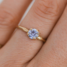 Load image into Gallery viewer, lavender-umba-sapphire-ring-solitaire-setting