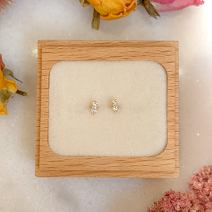 Miniverse Diamond Studs | Recycled 14k Gold