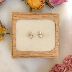 Miniverse Diamond Studs | Recycled 14k Gold