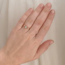 Load image into Gallery viewer, Suncatcher Ring | 14k Opal Moissanite