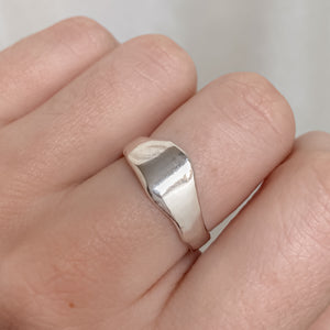 Plate Signet | Recycled Sterling Silver