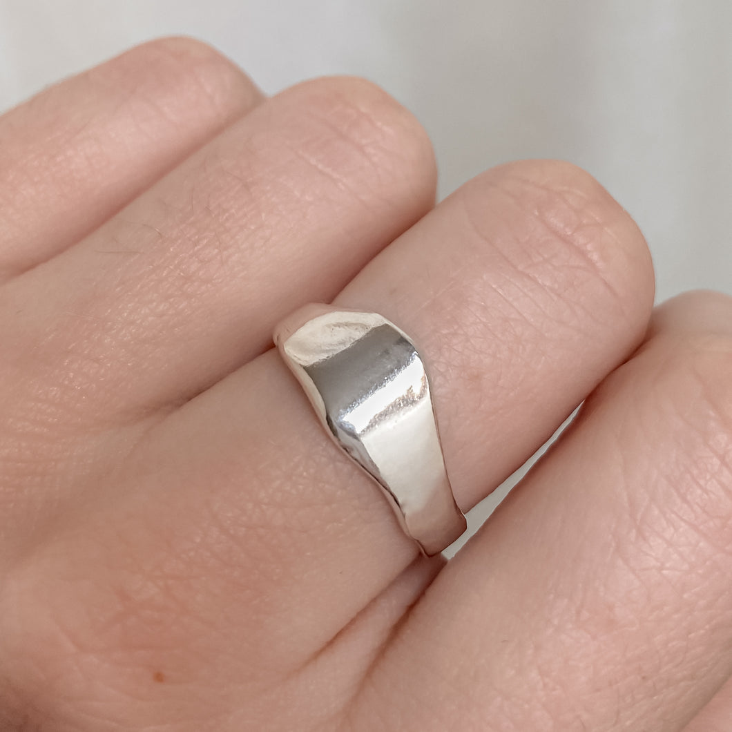 Plate Signet | Recycled Sterling Silver