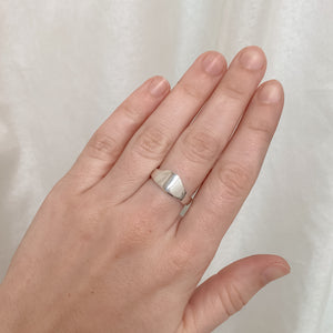 Plate Signet | Recycled Sterling Silver