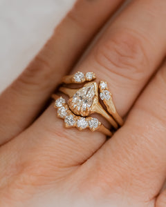 House Half Halo | 14k White Diamond