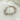 8" Vintage Double Ring Bracelet | Sterling Silver