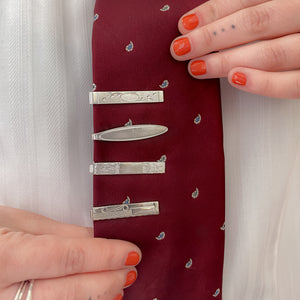 Vintage Tie Clips | Sterling Silver