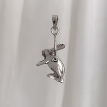 Load image into Gallery viewer, Vintage Kinetic Bunny Charm | Sterling Silver