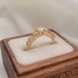Cloud Nine Ring | 14k White Diamonds