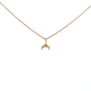 Over The Moon Necklace | Recycled 14k Gold