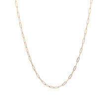 Load image into Gallery viewer, Paperclip Chain Necklace | Recycled 14k Gold