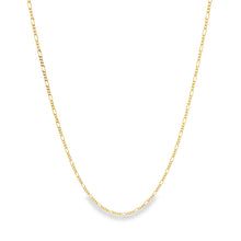 Load image into Gallery viewer, Figaro Chain Necklace | Recycled 14k Gold