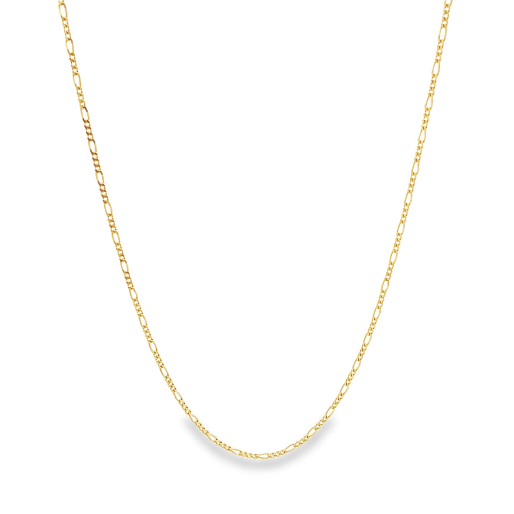Figaro Chain Necklace | Recycled 14k Gold
