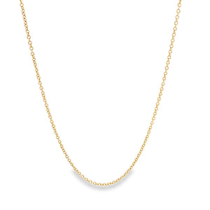 1.5mm Cable Chain Choker | Recycled 14k Gold