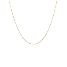 Load image into Gallery viewer, 1mm Cable Chain Necklace | Recycled 14k Gold