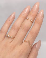 Load image into Gallery viewer, 14k-gold-pointed-stacking-band