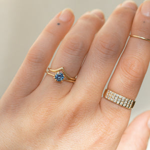 Classic Pi Solitaire | Cornflower Blue Sapphire