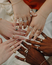 Load image into Gallery viewer, hands-in-a-circle-wearing-lots-of-silver-and-gold-rings