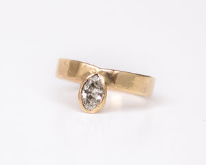 Marquise Diamond Ring | Recycled 14k Gold