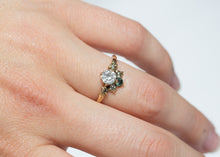 Load image into Gallery viewer, Diamond-Sapphire-Ethical-Engagement-Ring