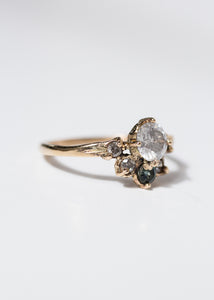Handmade-gold-diamond-and-sapphire-cluster-ring