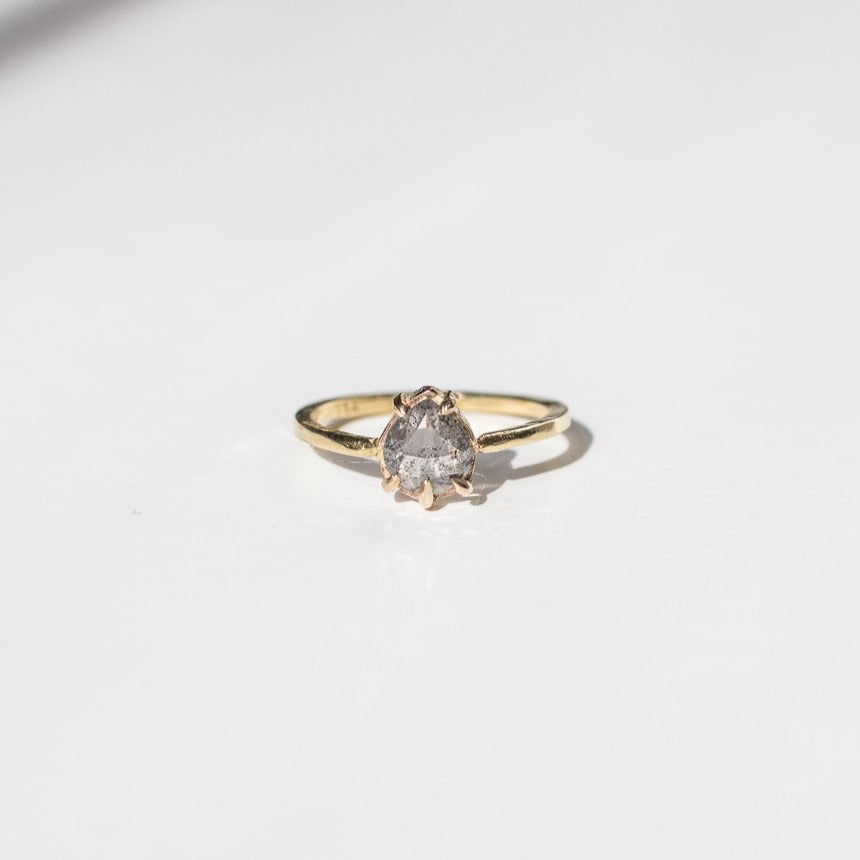 Ethically-Made-18k-Gold-Salt-Pepper-Diamond-Engagement Ring